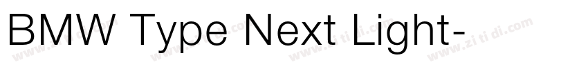 BMW Type Next Light字体转换